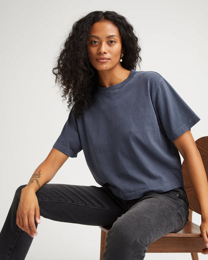 Relaxed Cropped Tee