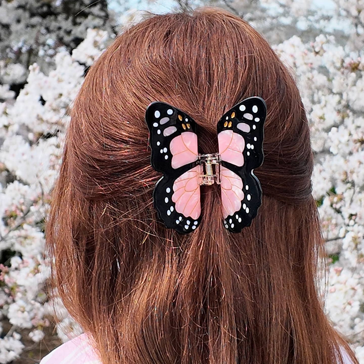 Monarch Butterfly Claw Clip