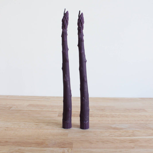 Beeswax Asparagus Taper Candles