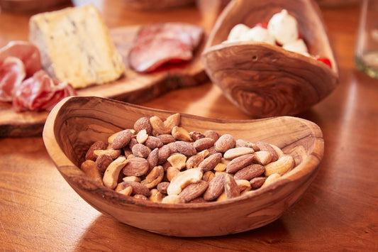 Olive Wood Serving Bowl