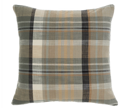 100% cotton woven decorative throw pillow. The Delacourts warm tones and neutral base make it a versatile accent pillow, perfect for modern and transitional interiors. Whether placed on a couch or bed, it adds a sophisticated touch to your decor.