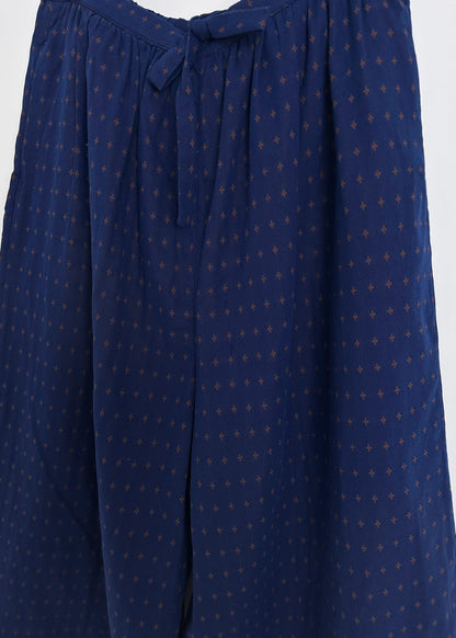 Drawstring Wide Leg Pants