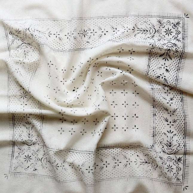 Raw Silk Bandana