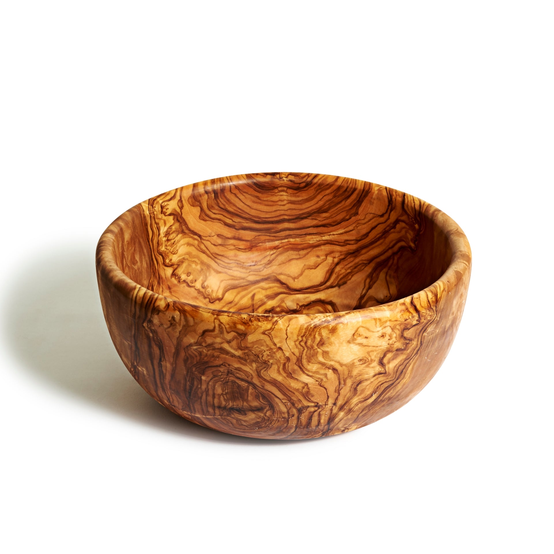 handmade olive wood salad bowl