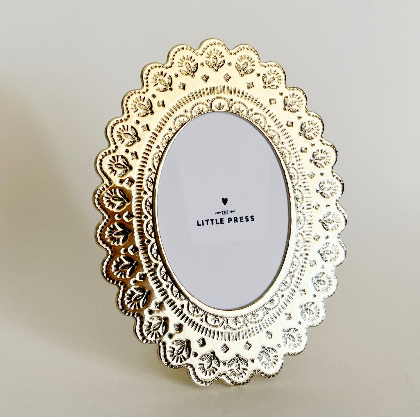 Faux Tin Picture Frame