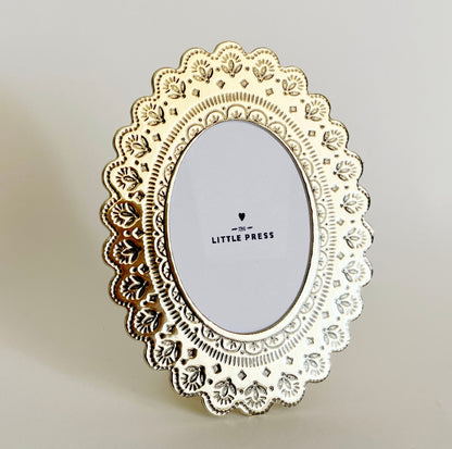 Faux Tin Picture Frame