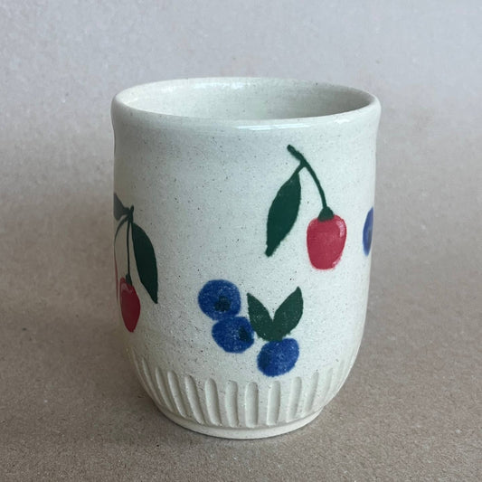 Cherries and Blueberries Tumbler