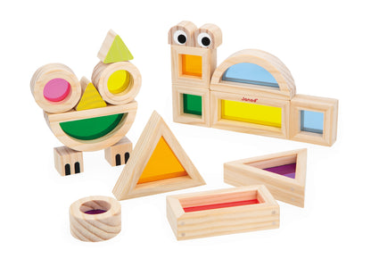 Janod Sensory Translucent Stacking Blocks