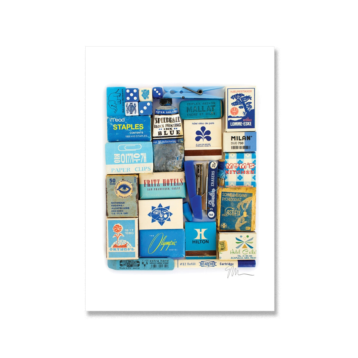 Object Arrangement Postcard
