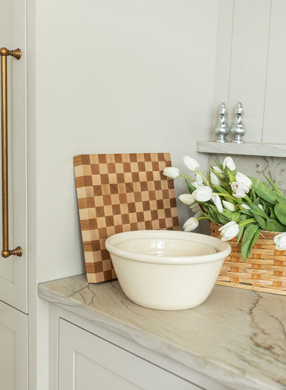 Checkered Butcher Block