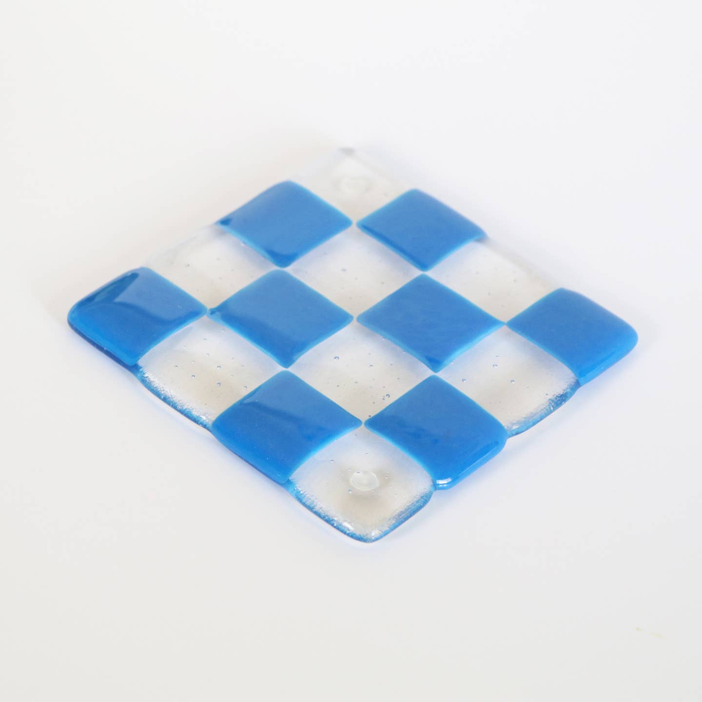 Glass Checker Coaster
