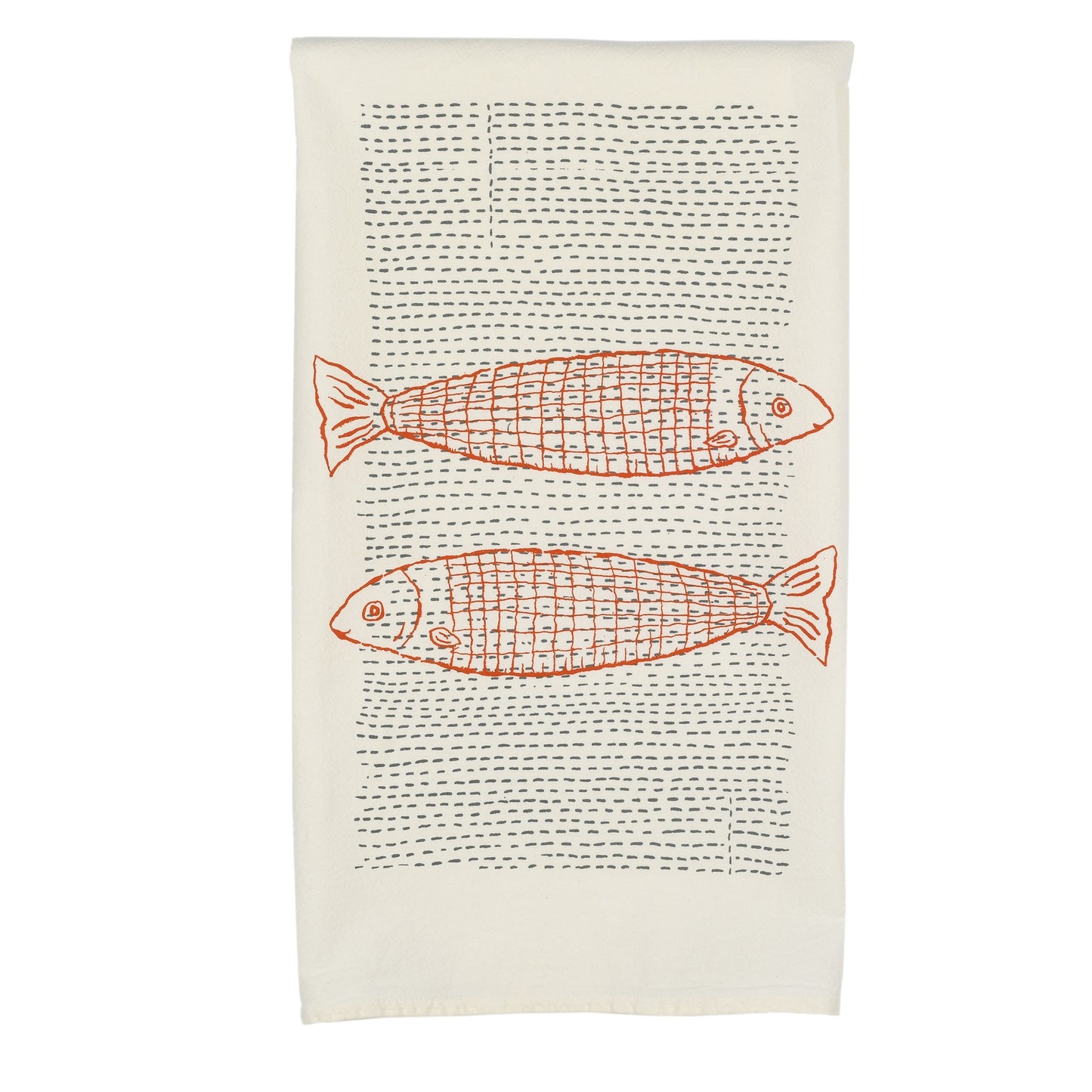 Silk Screen Tea Towel