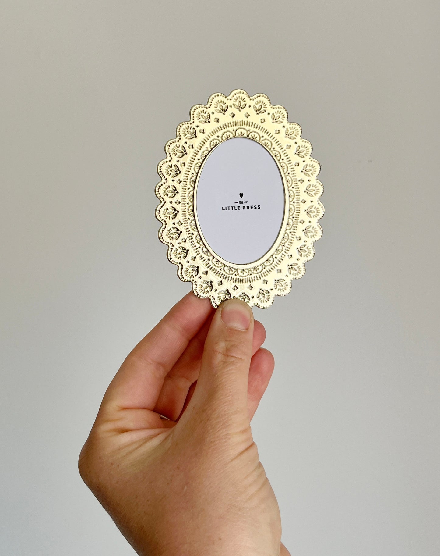 Faux Tin Picture Frame