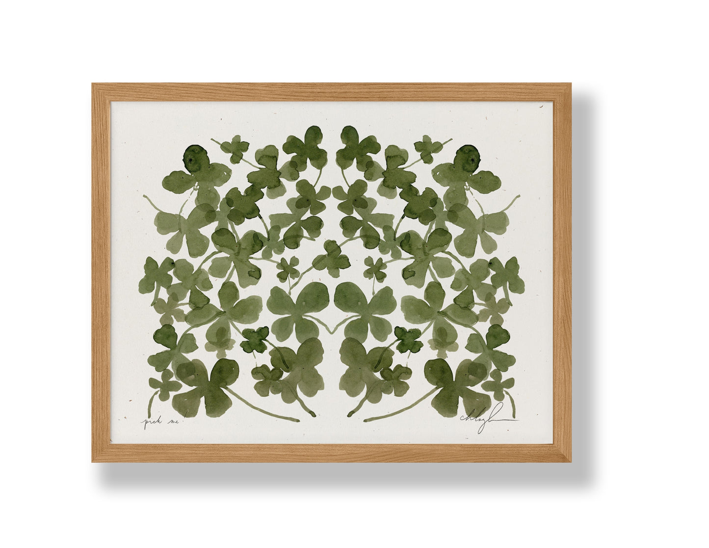 Pick Me! Print by Coco Shalom. Prints are made with 100% recycled paper, containing 30% post consumer waste, produced with 100% green power and 0% BS.