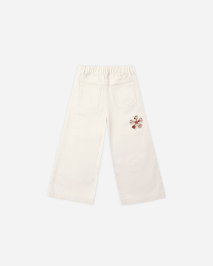 Daisy Patch Straight Leg Pant