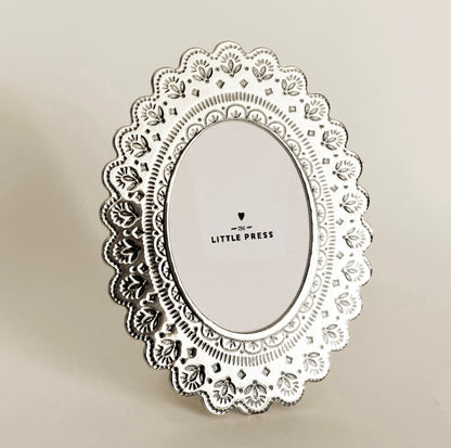 Faux Tin Picture Frame