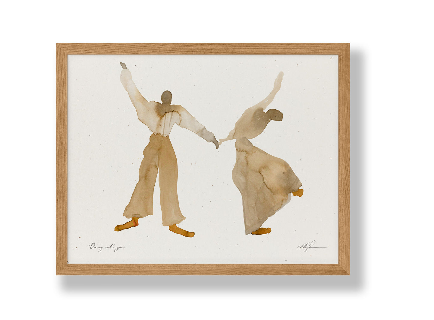 Dancing with You Print by Coco Shalom watercolor art