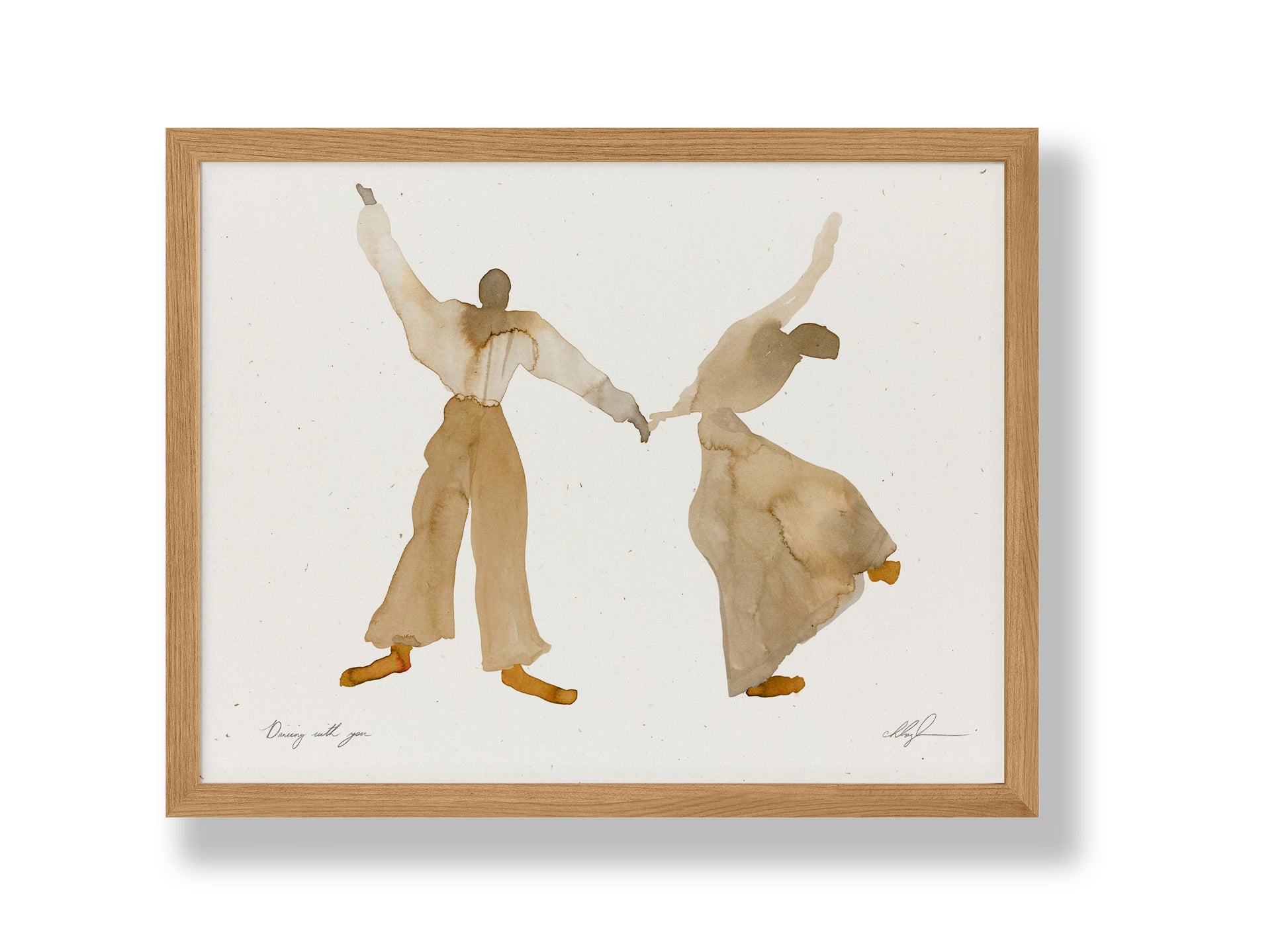 Dancing with You Print by Coco Shalom watercolor art