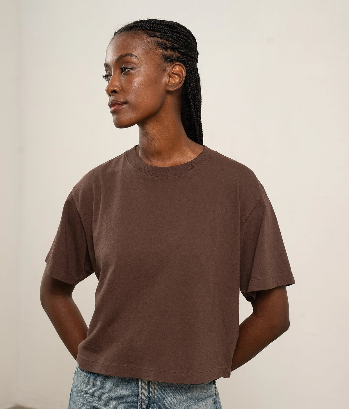 Relaxed Cropped Tee