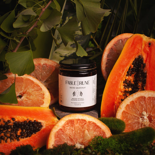 
Fablerune Salted Grapefruit Candle 
