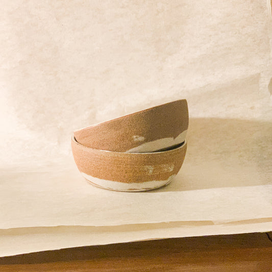 Marbled Low Bowl - 7"