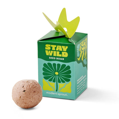 Seed Bombs are a celebratory grab-and-go gift! Simply open, plant, and grow!