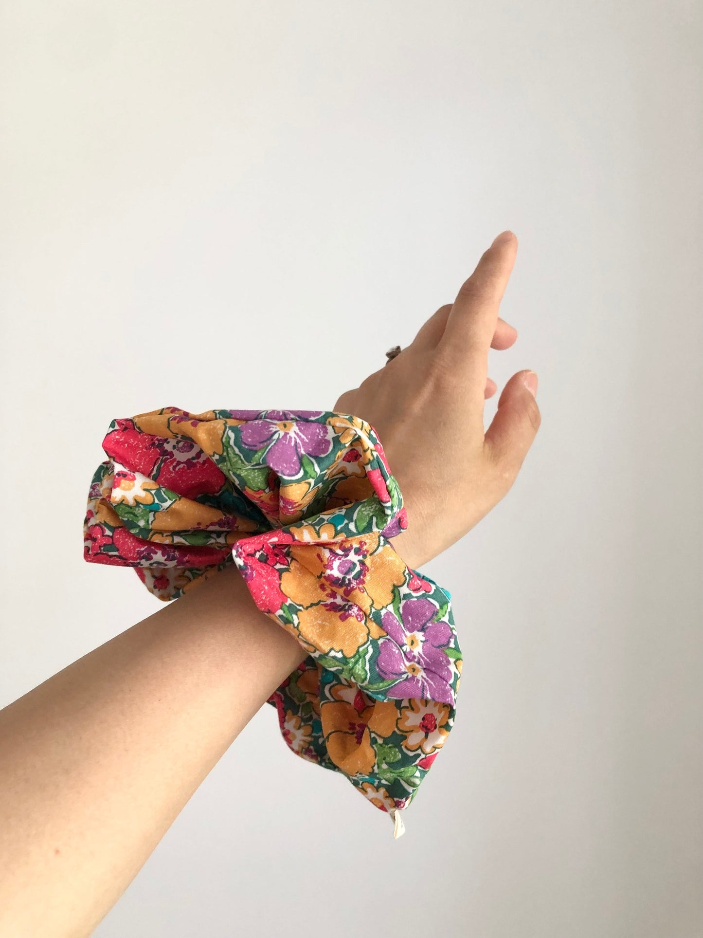 Garden Floral Scrunchie