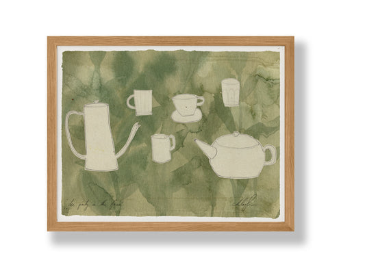 Tea Party in the Forest Print