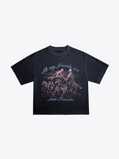 CHNGE All My Friends Are Anti Fascists Tee