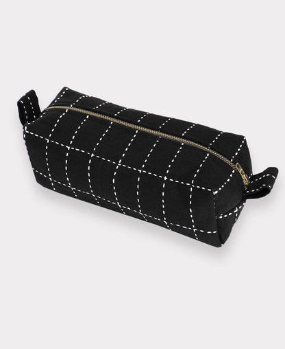 Grid Stitch Toiletry Bag
