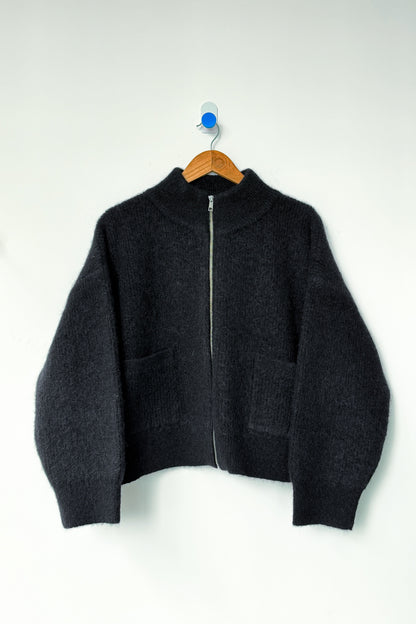 Alpaca Zip Front Jacket