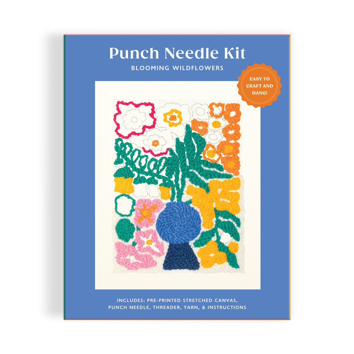 Blooming Wildflowers Punch Needle Kit | Thread Spun