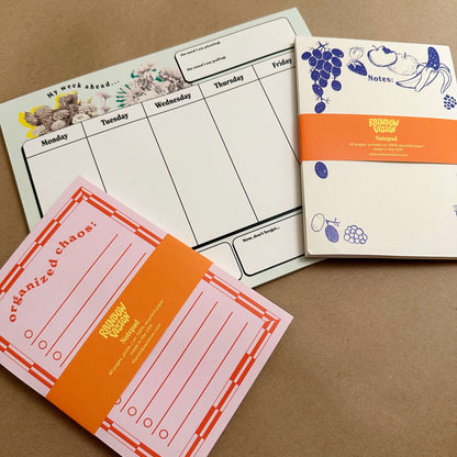 Weekly Desk Planner