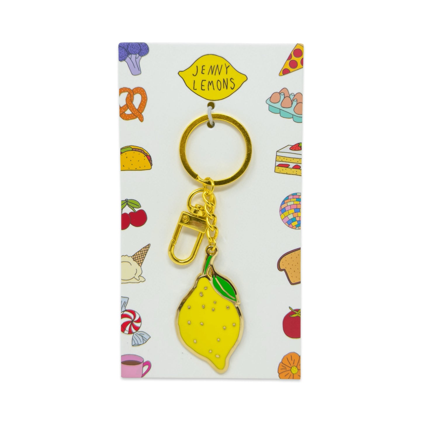 Enamel Bag Charm & Keychain