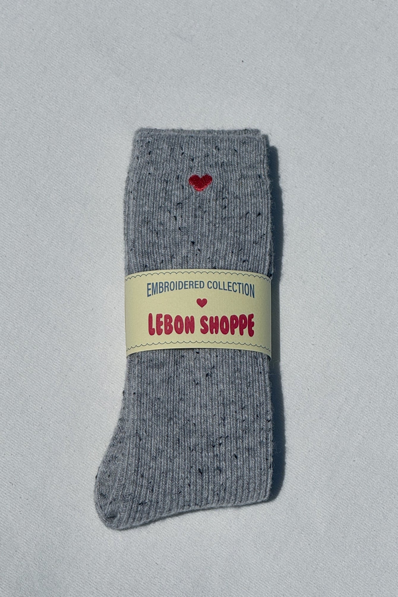 Le Bon Shoppe Embroidered Snow Socks