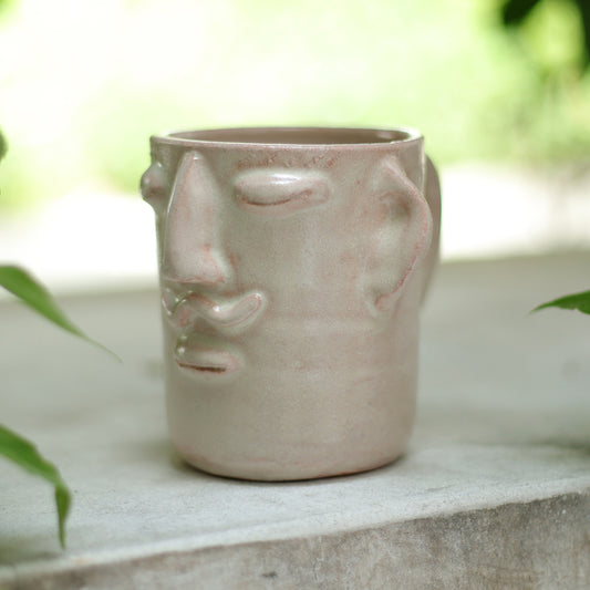 Manny Mug - Made by hand from glazed clay in Oaxaca. Luz Collection