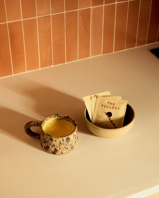 the fullest warm feelings saffron tea