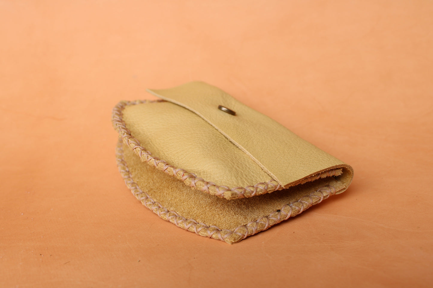Round Suede Wallet