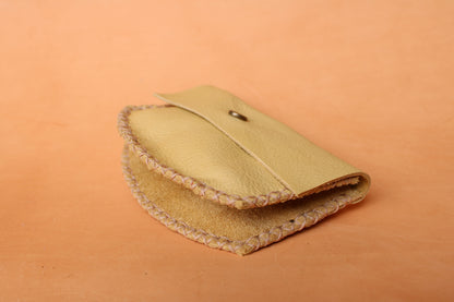 Round Suede Wallet