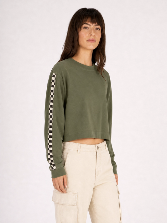 Gent's Cropped Long Sleeve
