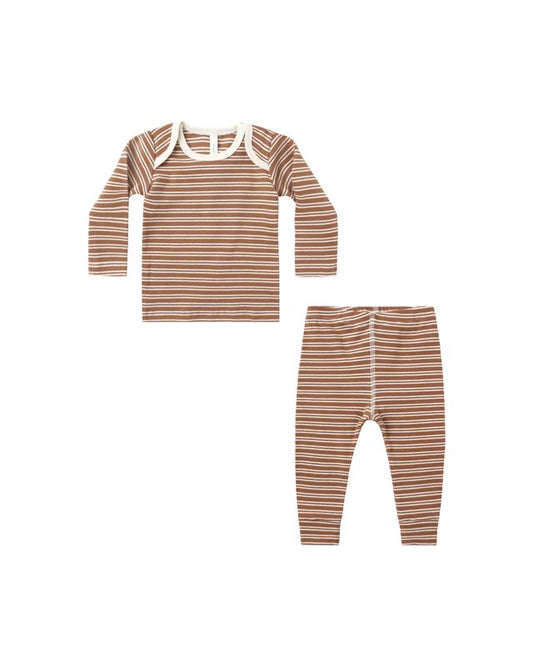 Ribbed Tee and Legging Set