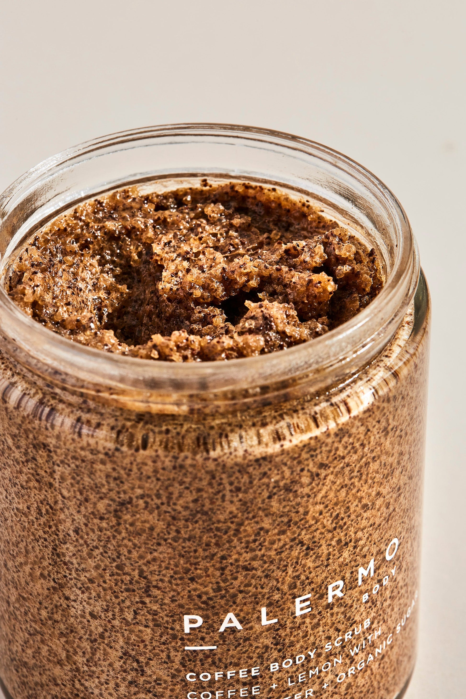 palermo body coffee body scrub made with organic and natural ingredients