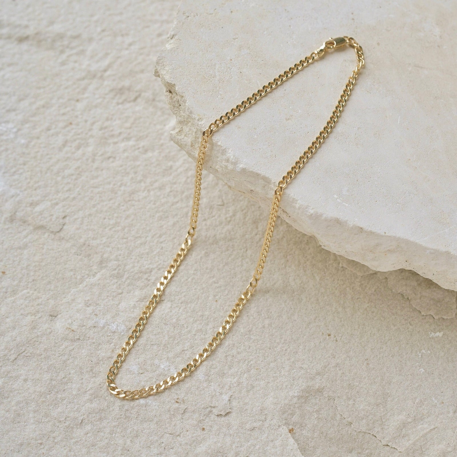 Handmade gold necklace 