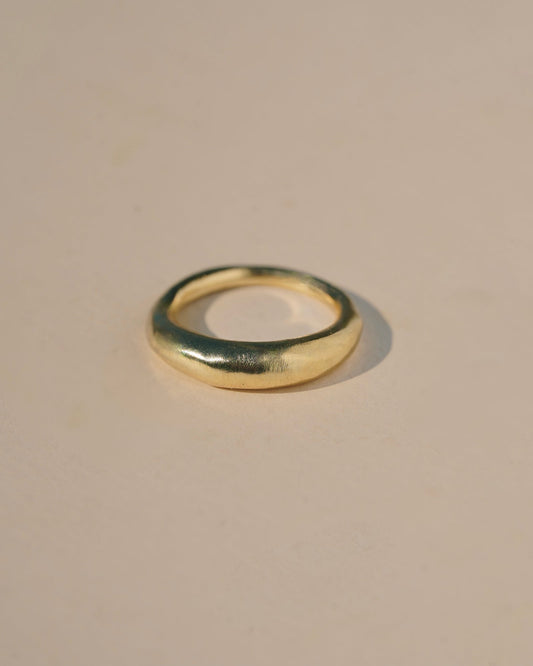 Gold vermeil cirrus ring by Mountainside Made.