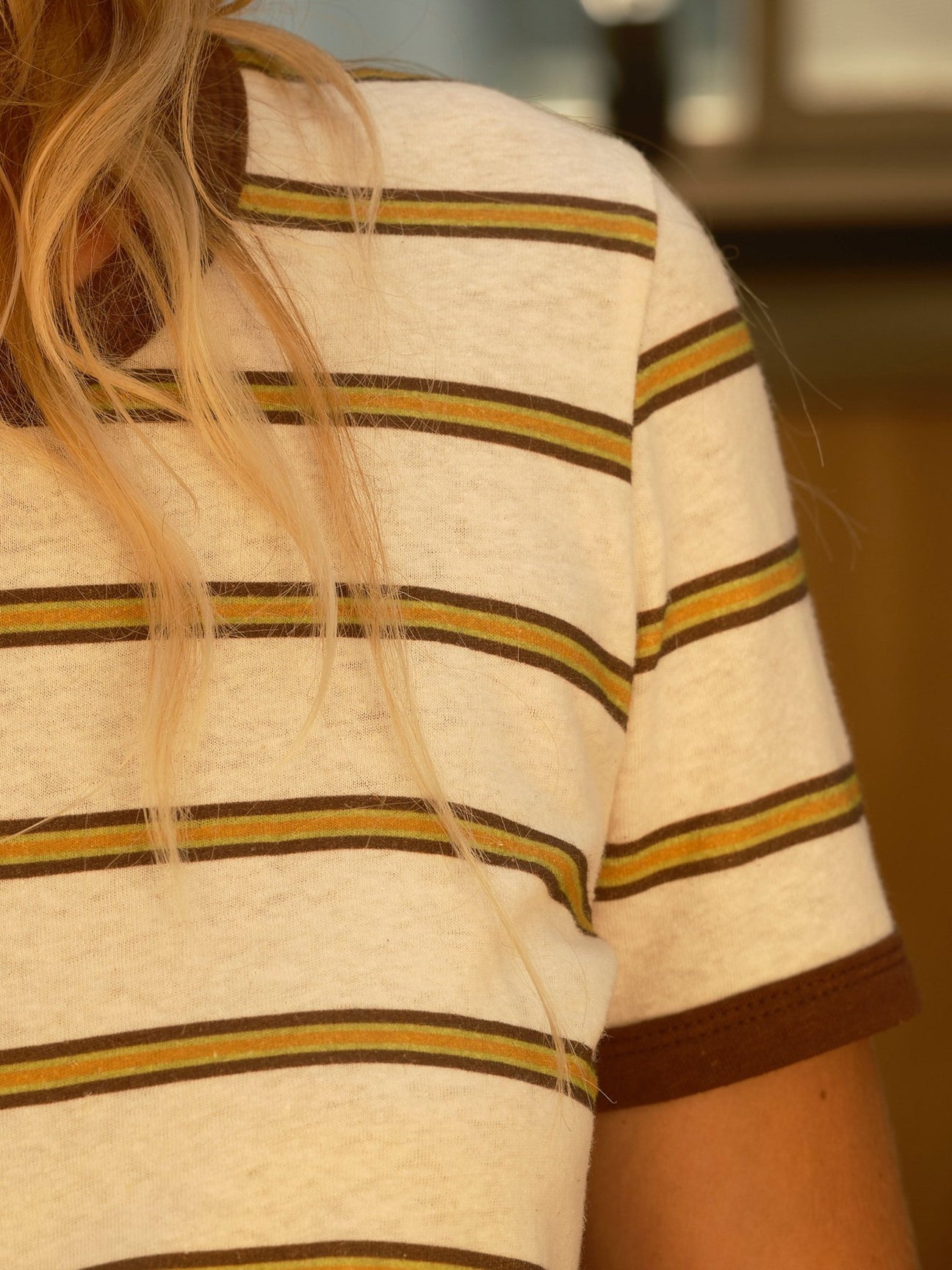 Mollusk Surf Shop Striped Ringer Tee 