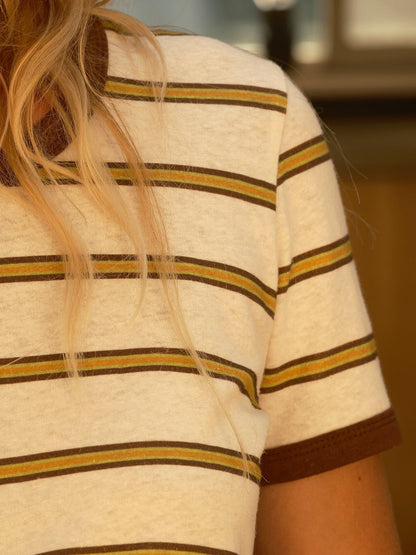 Mollusk Surf Shop Striped Ringer Tee 