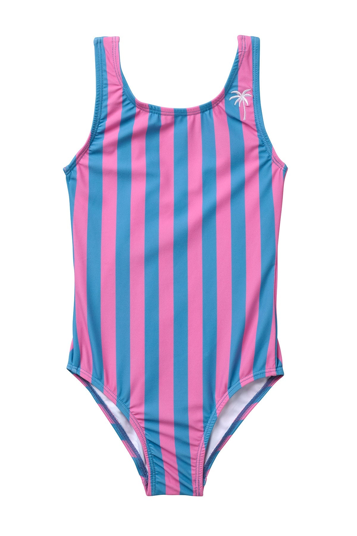 Seaesta Surf kids swimsuits are earth and performance conscious, featuring eco-friendly fabrics and a full coverage that stays in place. Custom retro wavy floral print made exclusively for Seaesta Surf eco-friendly kids.