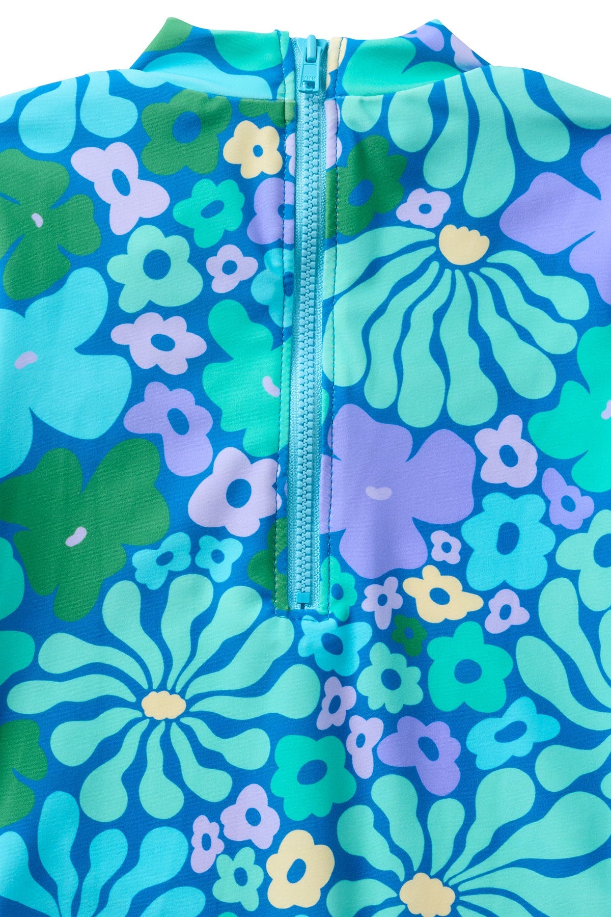 Fleurs eco-friendly girls swimsuit with full-sleeves