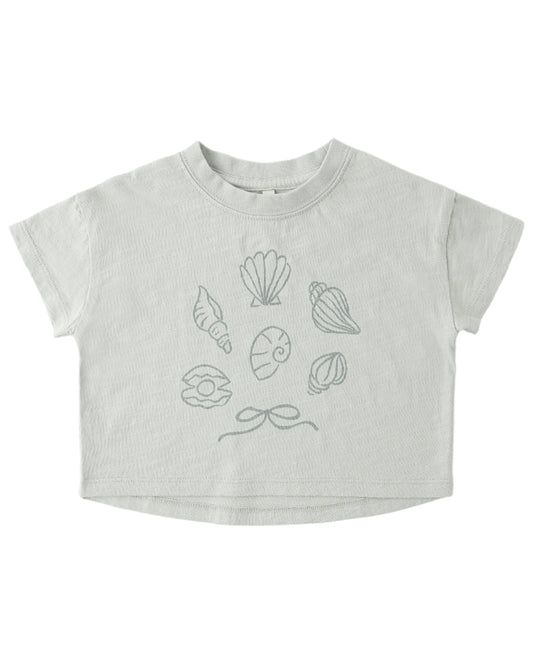 Seashells Boxy Tee quincy mae