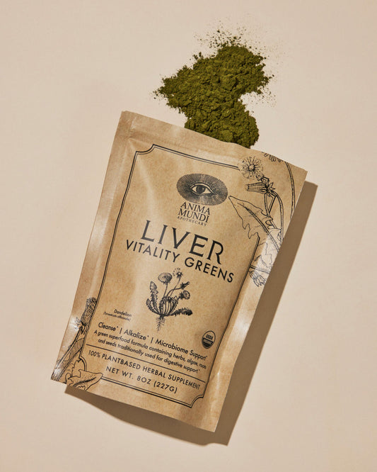anima mundi organic liver vitality greens powder